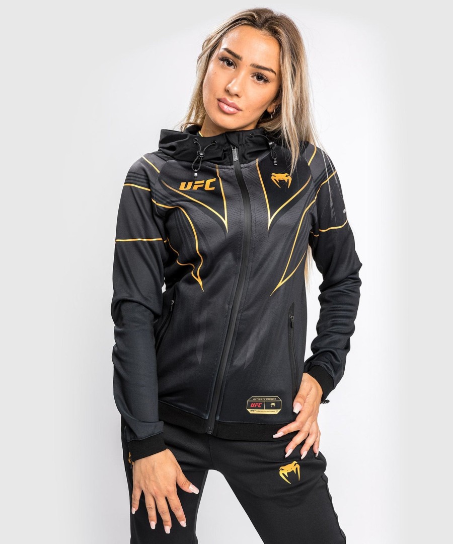 moletom com capuz ufc venum authentic fight night 2.0 feminino walkout - campeão