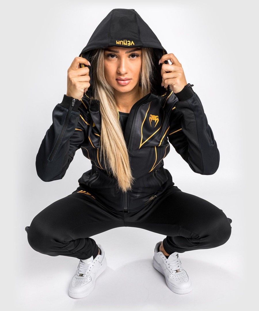 moletom com capuz ufc venum authentic fight night 2.0 feminino walkout - campeão