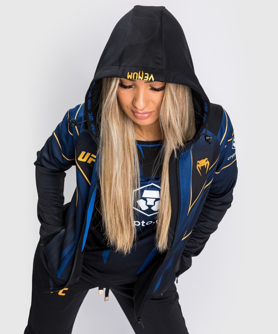 kit ufc authentic fight night 2.0 da venum para mulheres - edição meia-noite - champion