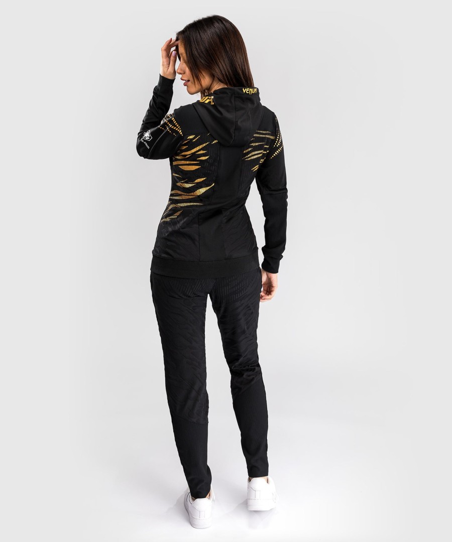 moletom com capuz ufc fusion by venum authentic fight night feminino walkout - campeã