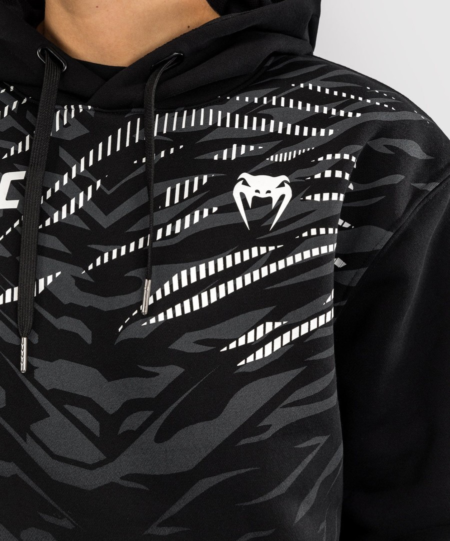 moletom com capuz feminino réplica ufc fusion by venum - preto