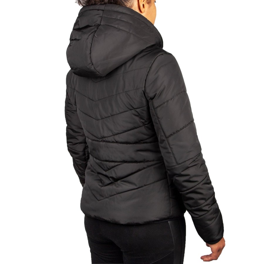 jaqueta venum runner de plumas - feminina - preta - exclusiva