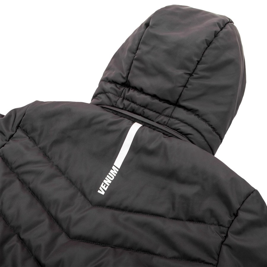 jaqueta venum runner de plumas - feminina - preta - exclusiva