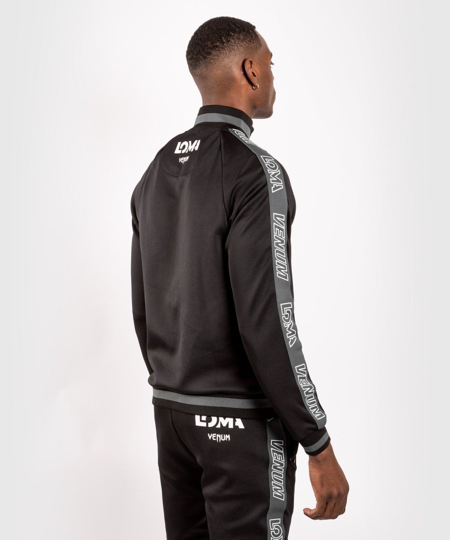 jaqueta esportiva venum arrow loma edition - pretobranco