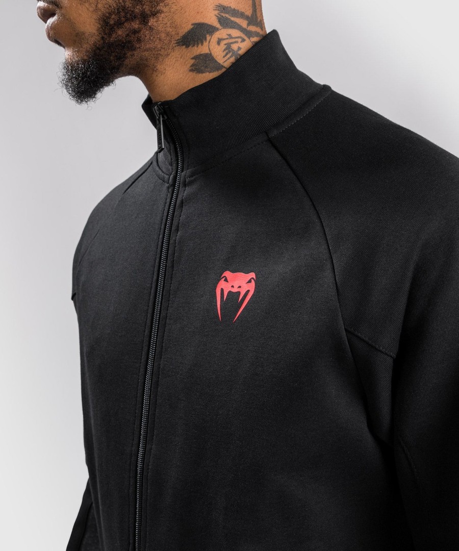 jaqueta esportiva venum okinawa 3.0 - pretovermelho