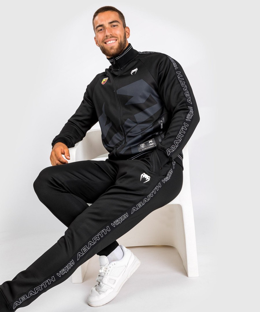 jaqueta venum abarth 1 com zíper - preta