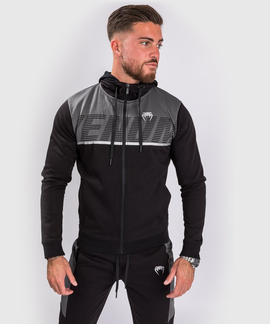 moletom com capuz venum laser zx - pretocinza