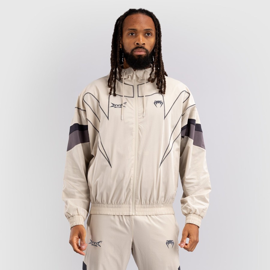 jaqueta de treino venum x dtr fight attack 90 - off-white