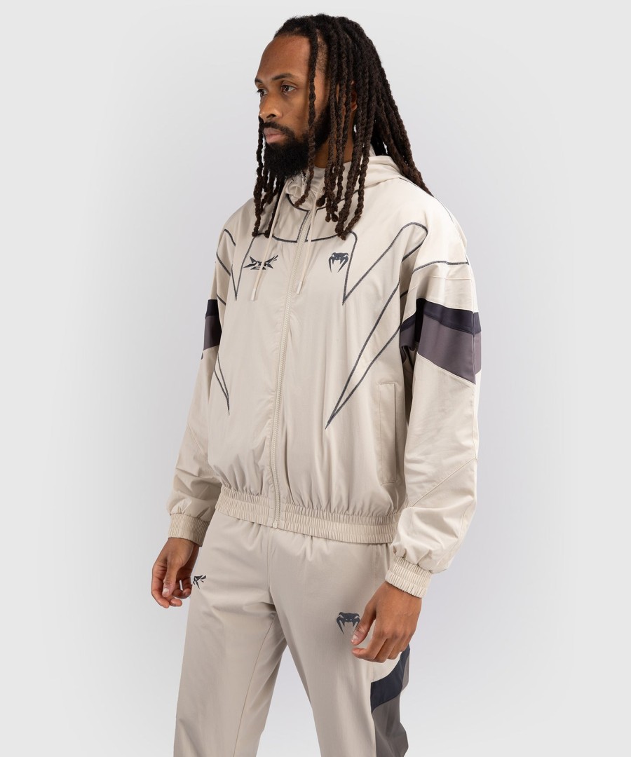 jaqueta de treino venum x dtr fight attack 90 - off-white
