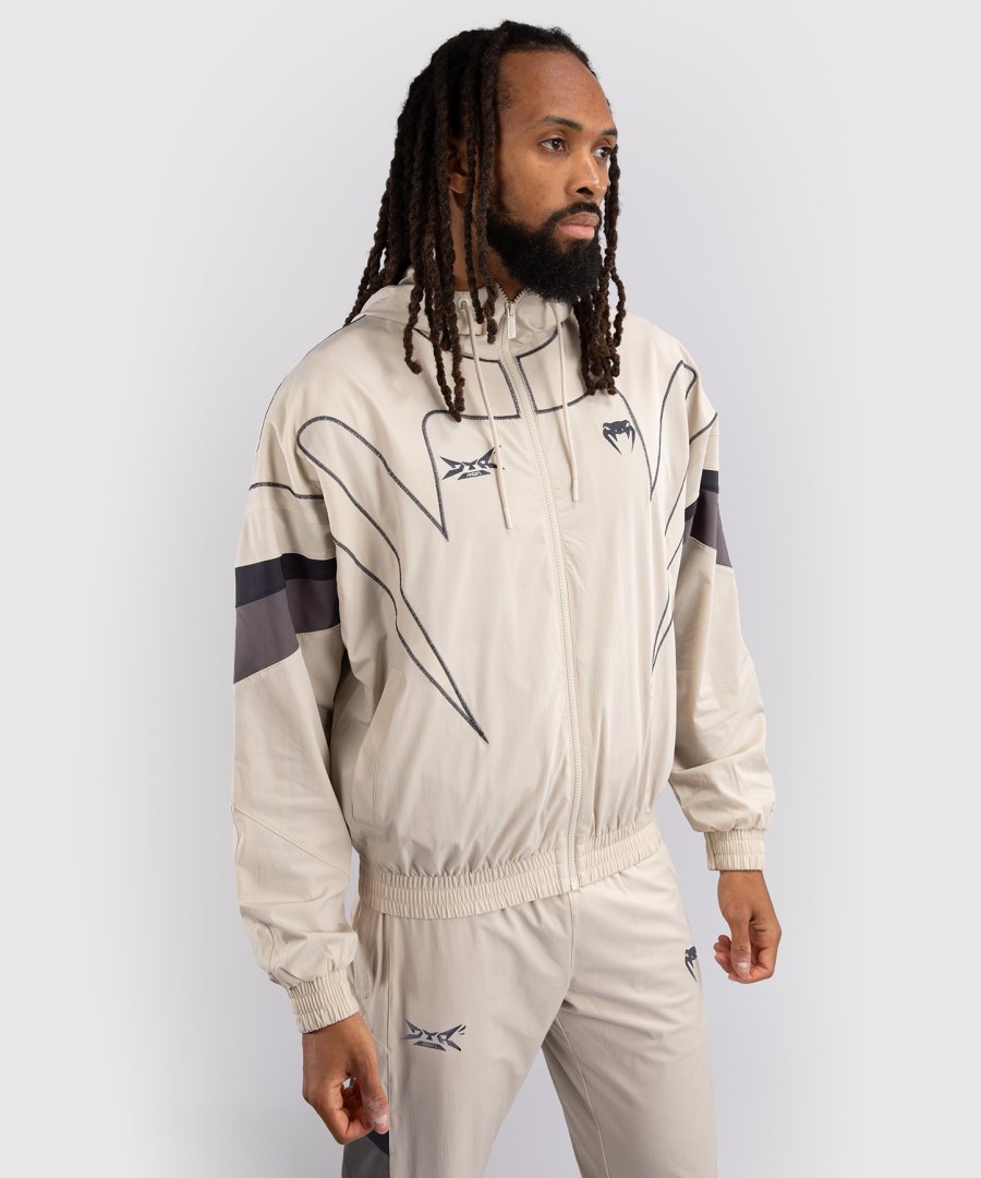 jaqueta de treino venum x dtr fight attack 90 - off-white