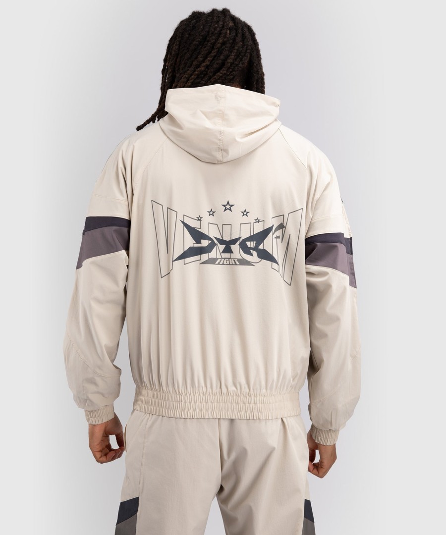 jaqueta de treino venum x dtr fight attack 90 - off-white
