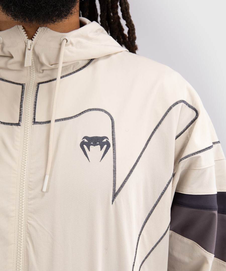 jaqueta de treino venum x dtr fight attack 90 - off-white