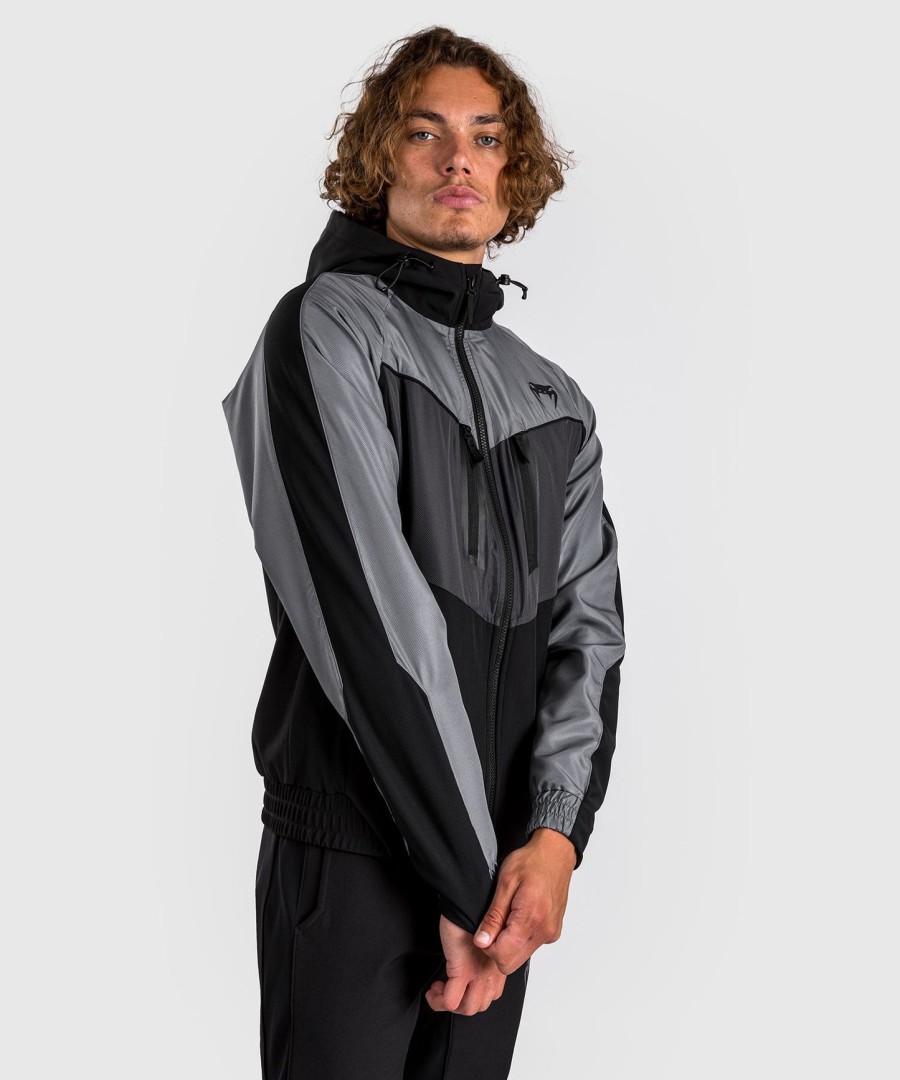 jaqueta venum laser 3.0 - pretacinza
