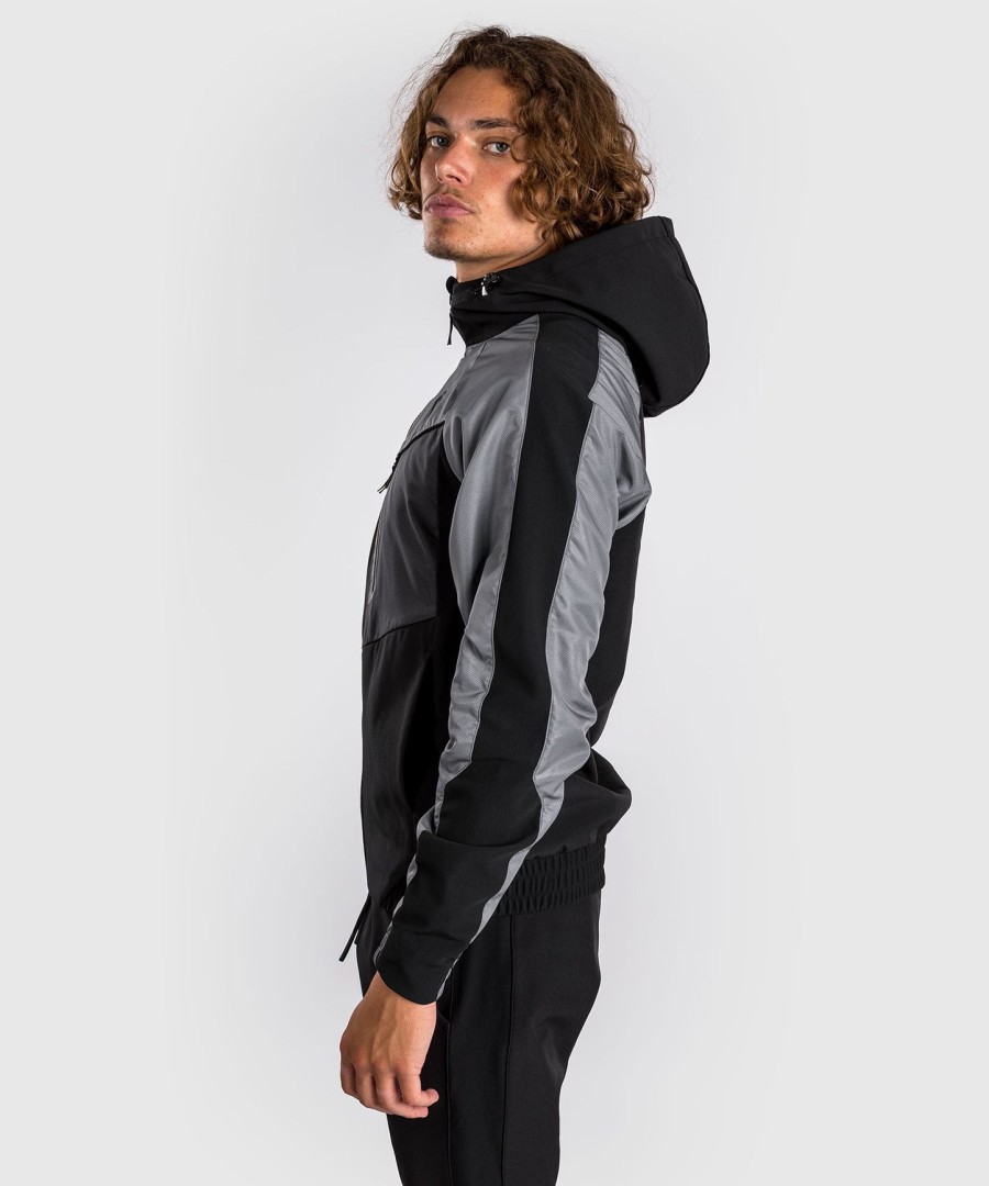 jaqueta venum laser 3.0 - pretacinza