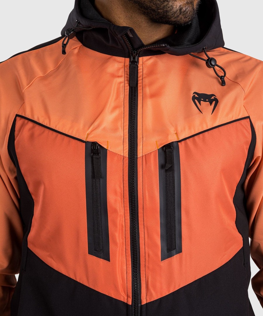 jaqueta venum laser 3.0 - pretalaranja