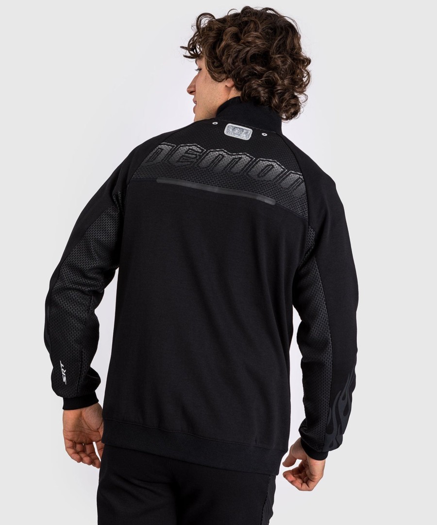 jaqueta masculina venum x dodge demon 170 com zíper frontal - preta