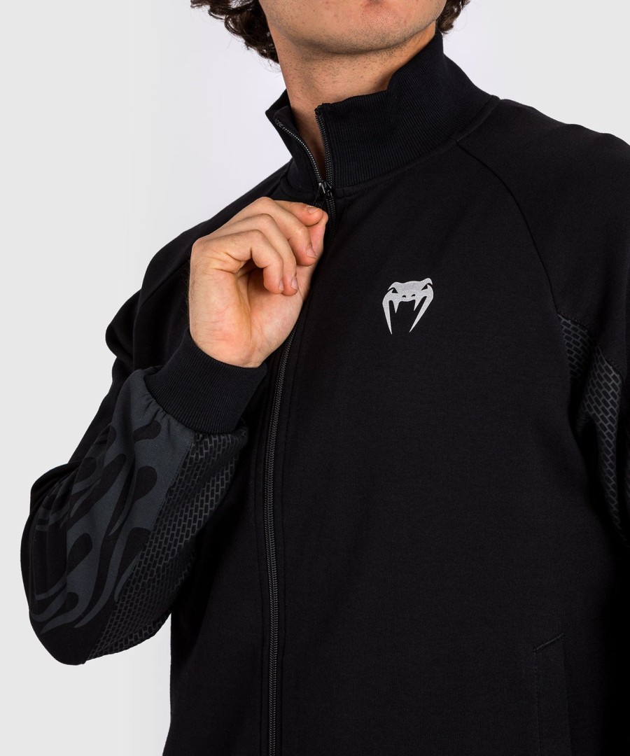 jaqueta masculina venum x dodge demon 170 com zíper frontal - preta