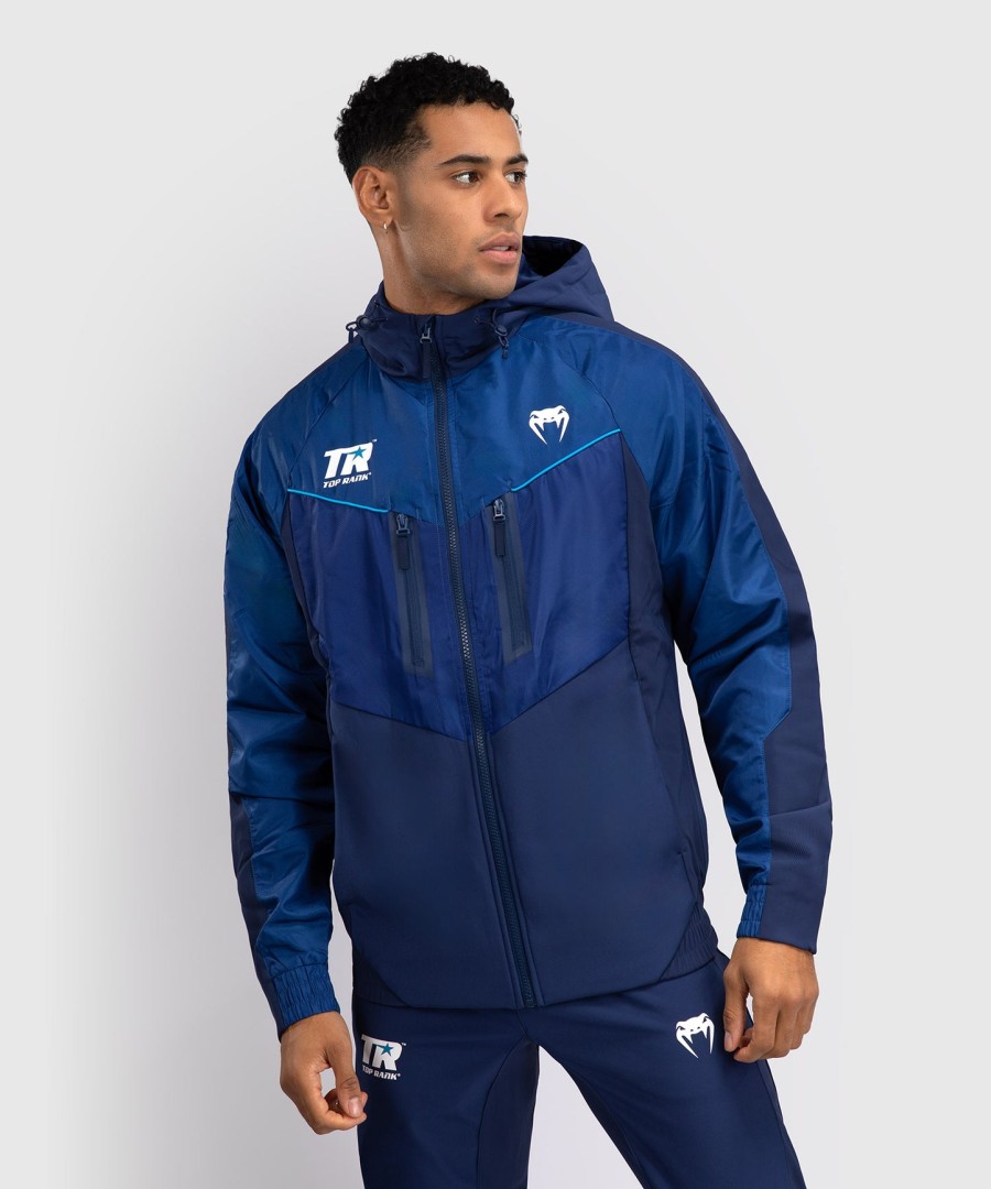 venum x top rank original moletom masculino com zíper completo - azul marinho