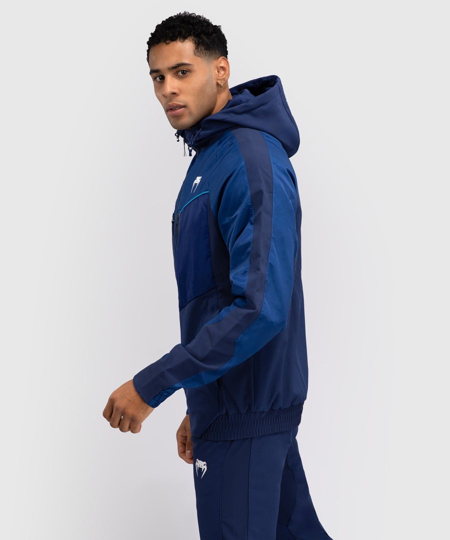 venum x top rank original moletom masculino com zíper completo - azul marinho