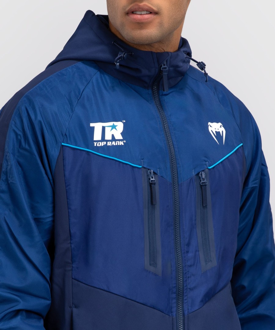 venum x top rank original moletom masculino com zíper completo - azul marinho