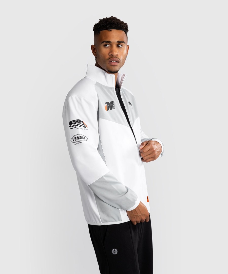 jaqueta softshell venum motorsport - branco neve