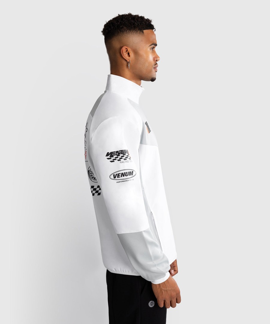 jaqueta softshell venum motorsport - branco neve