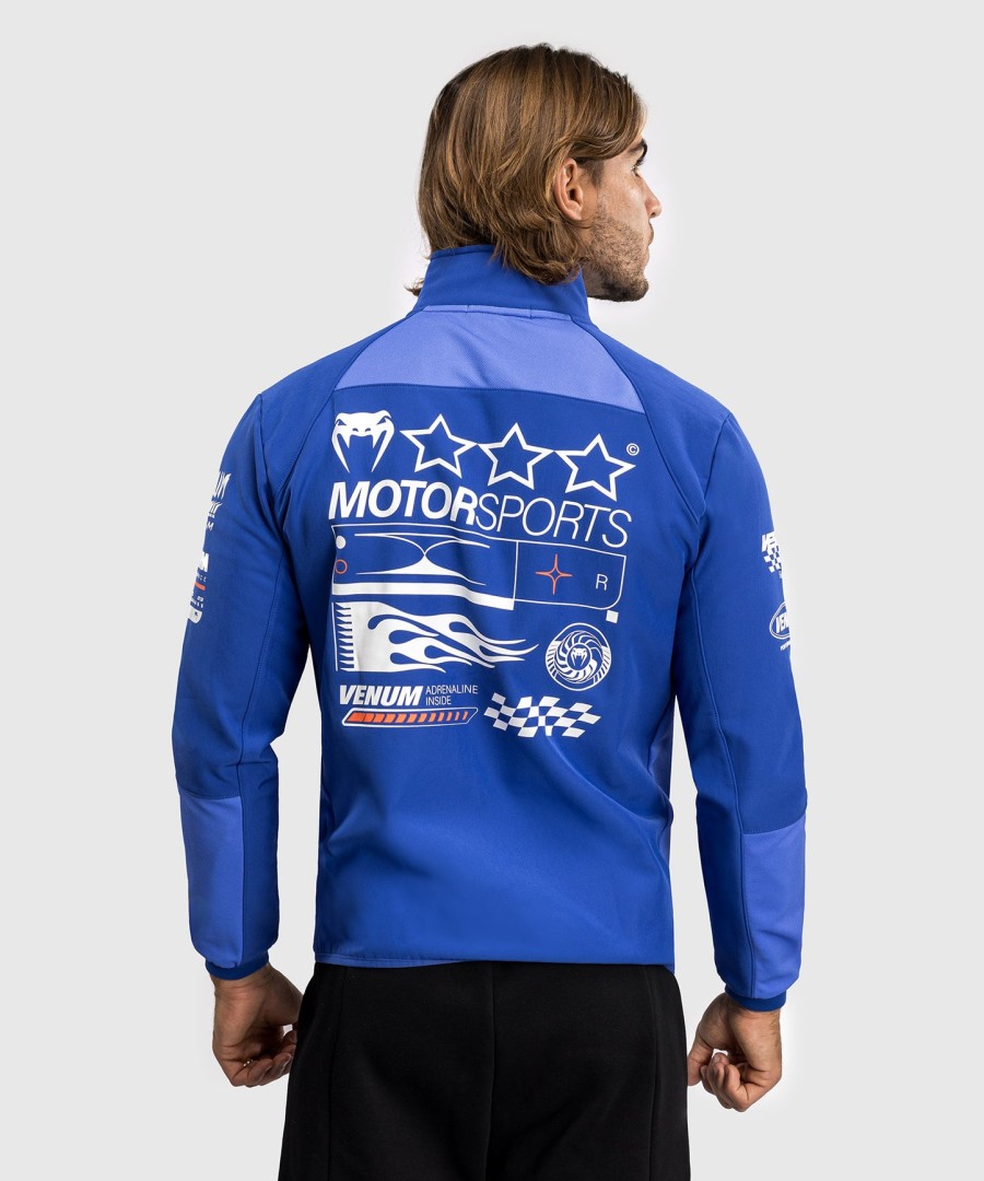 jaqueta softshell venum motorsport - azul royal