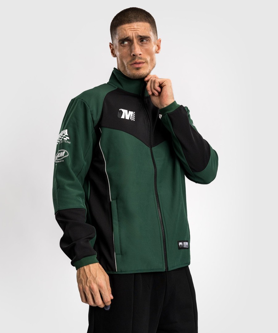 jaqueta softshell venum motorsport - verde floresta profunda