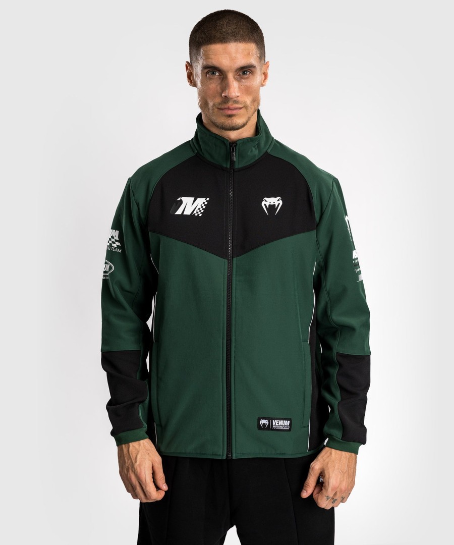 jaqueta softshell venum motorsport - verde floresta profunda
