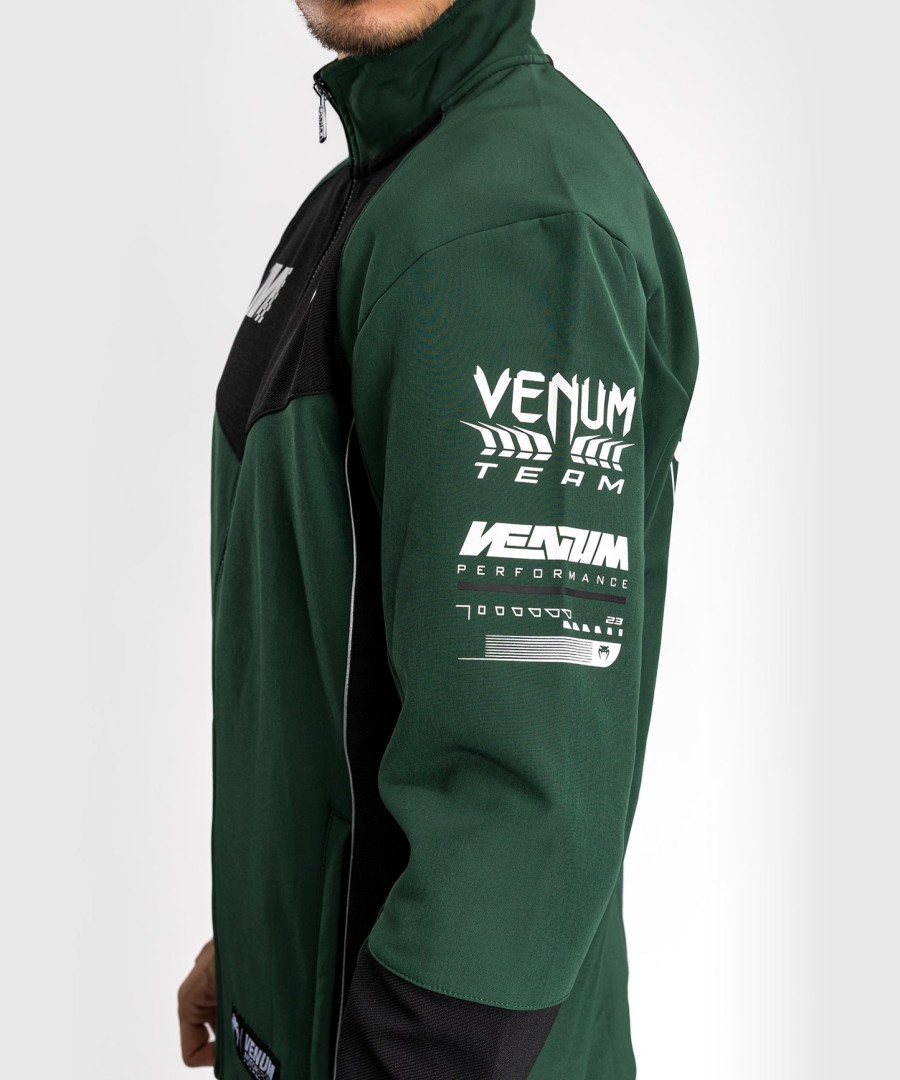 jaqueta softshell venum motorsport - verde floresta profunda