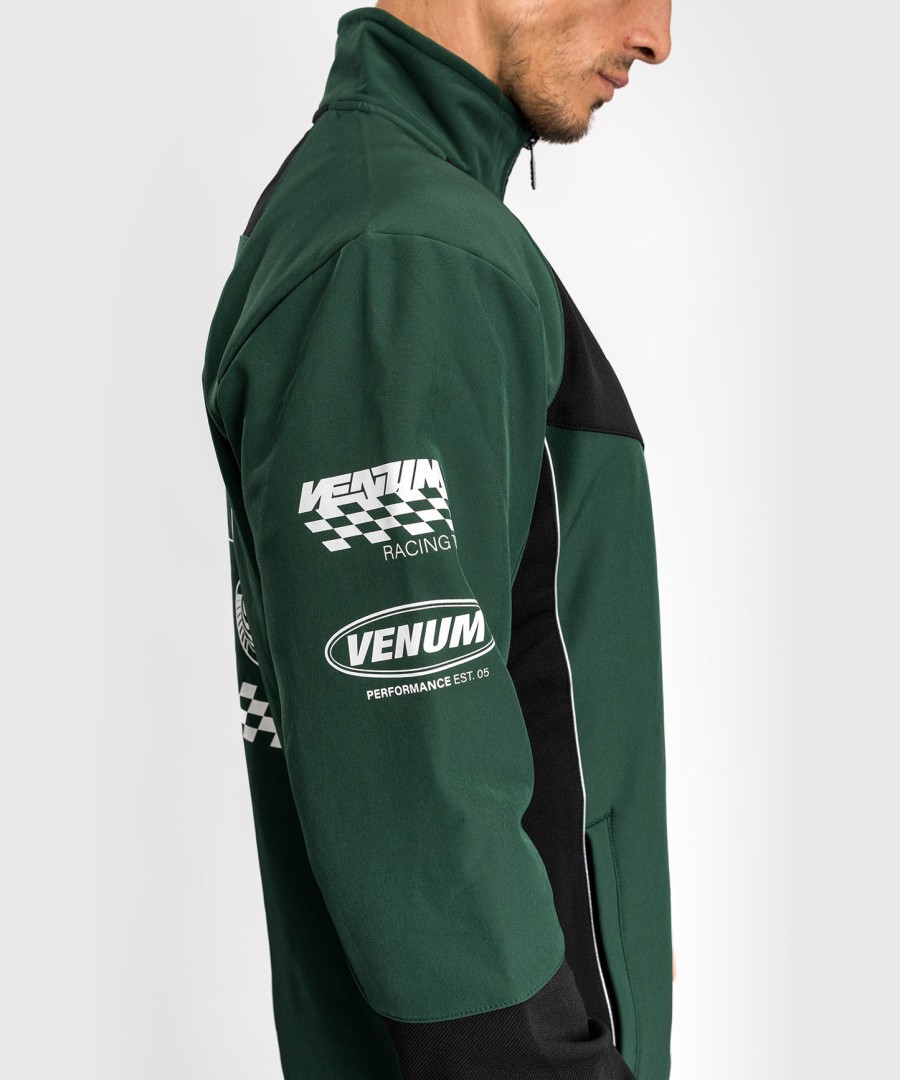 jaqueta softshell venum motorsport - verde floresta profunda