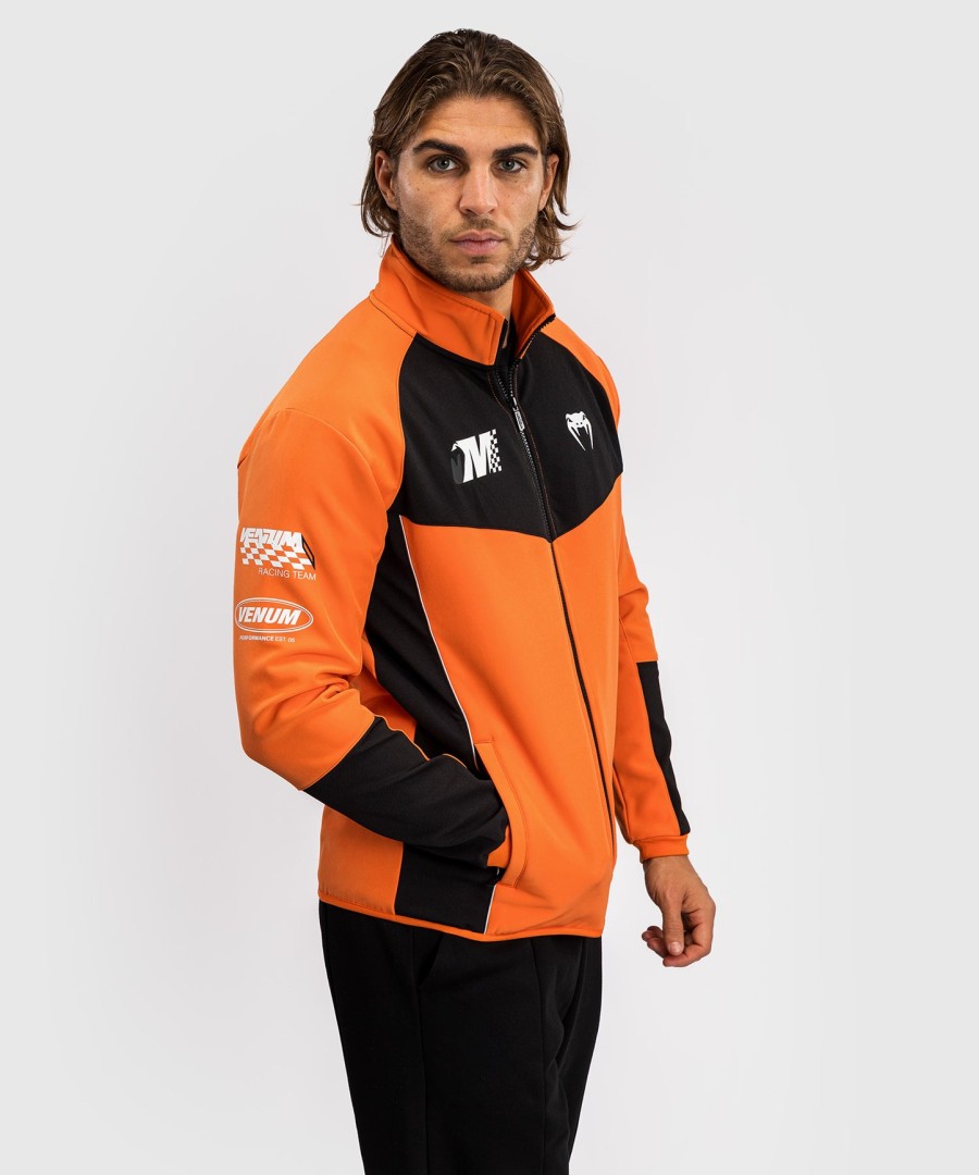 jaqueta venum motorsport softshell - tangerina