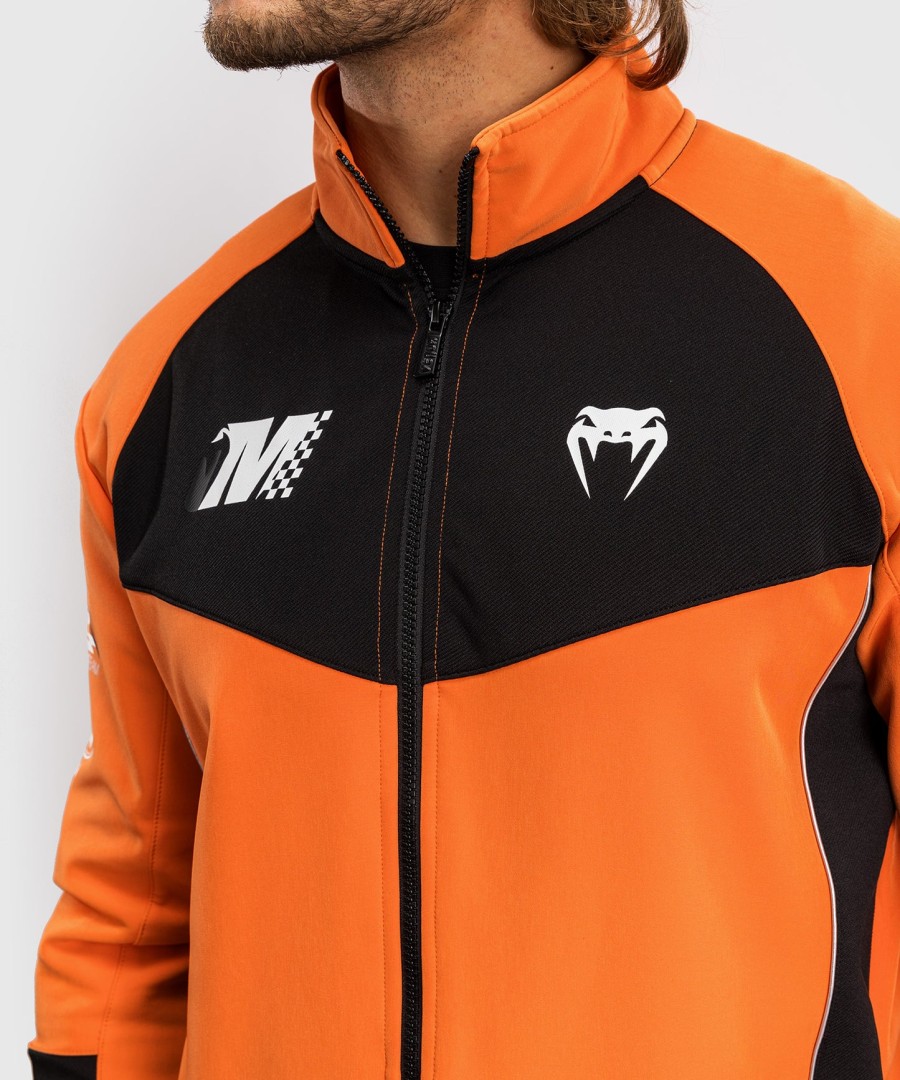 jaqueta venum motorsport softshell - tangerina