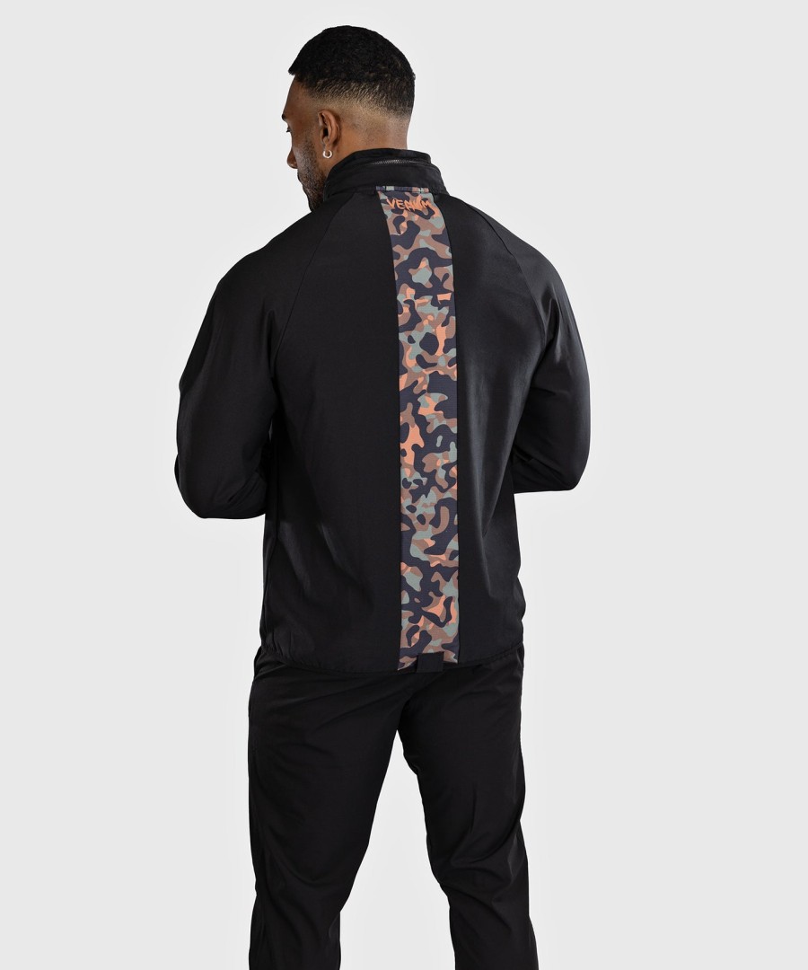 jaqueta venum jungle ops track - camuflagem pretacáqui