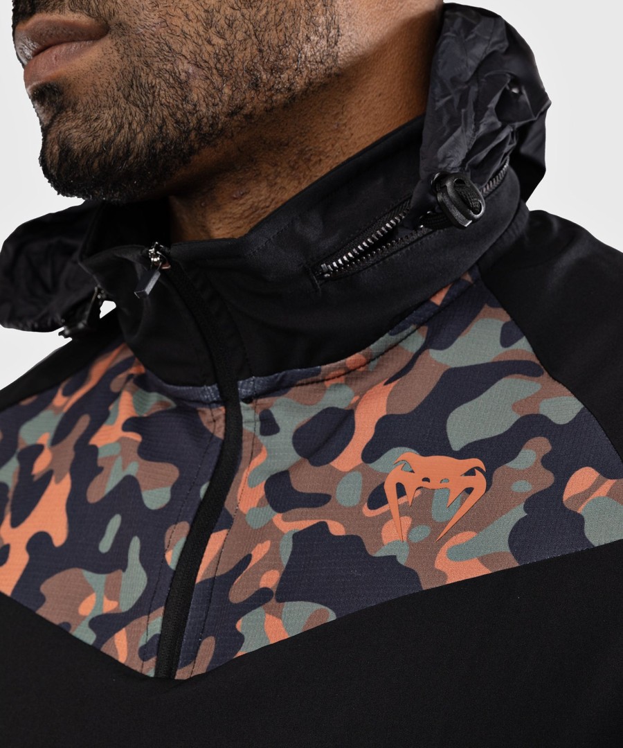jaqueta venum jungle ops track - camuflagem pretacáqui