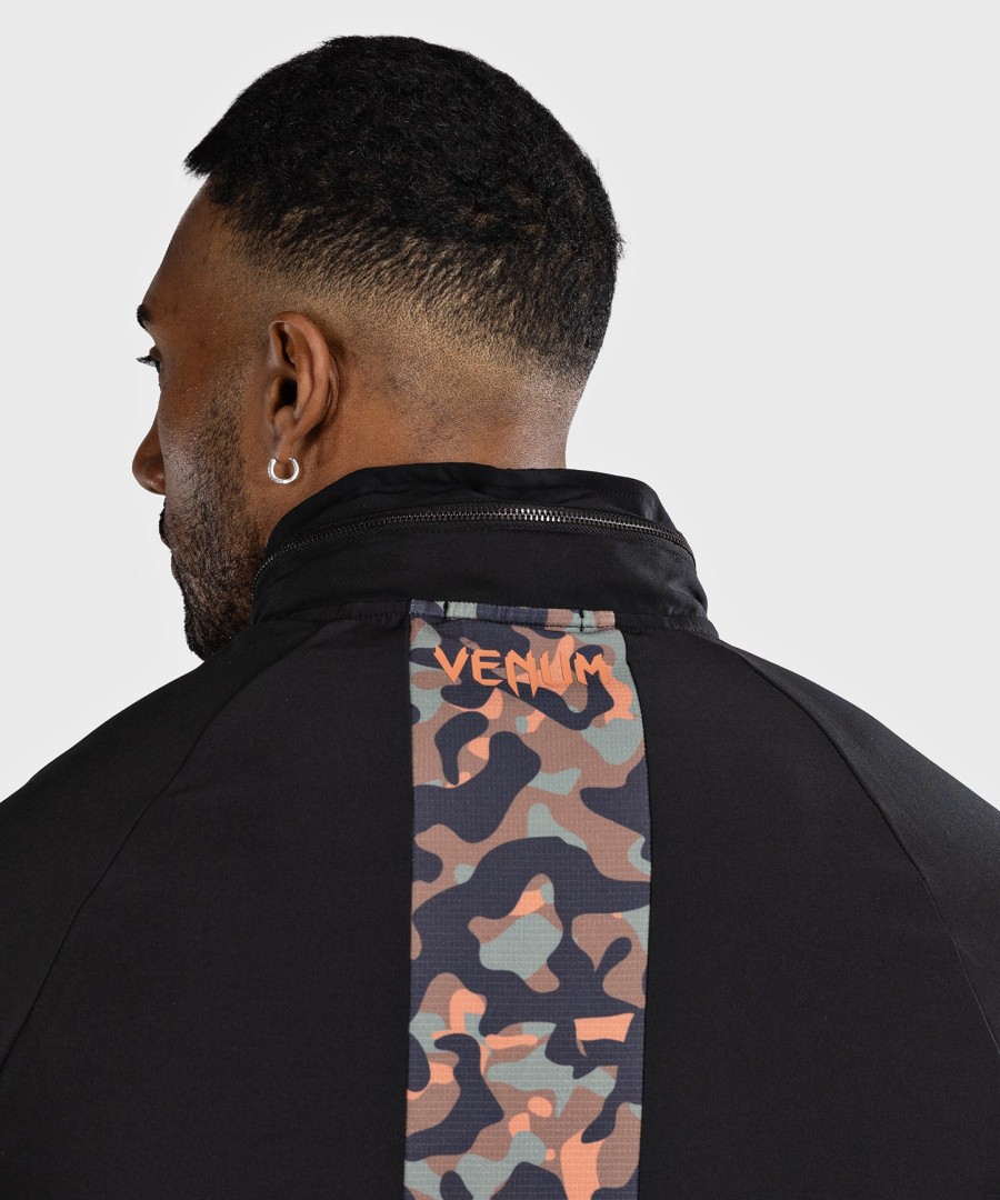 jaqueta venum jungle ops track - camuflagem pretacáqui