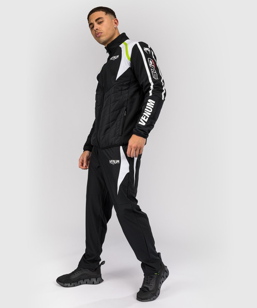 jaqueta masculina venum x bud racing - pretobrancoverde limão