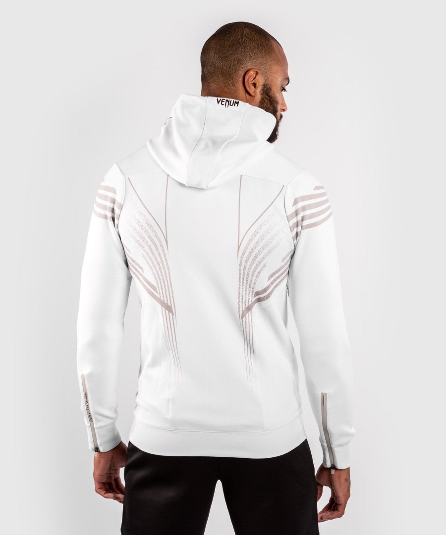 moletom com capuz ufc venum authentic fight night masculino walkout - branco