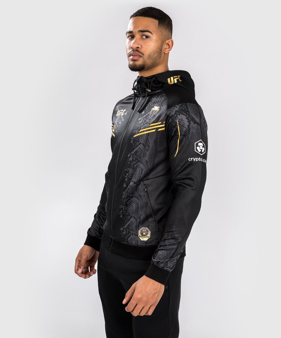 moletom com capuz ufc adrenaline by venum authentic fight night masculino walkout - campeão