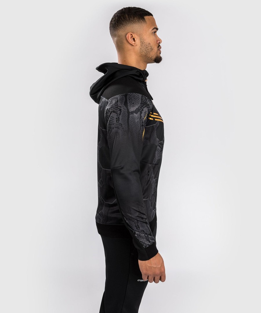 moletom com capuz ufc adrenaline by venum authentic fight night masculino walkout - campeão
