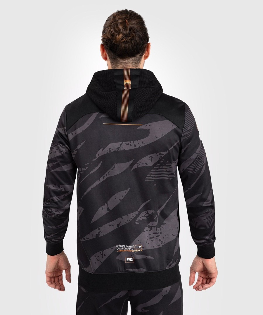 moletom com zíper ufc adrenaline by venum fight week masculino - camuflagem urbana