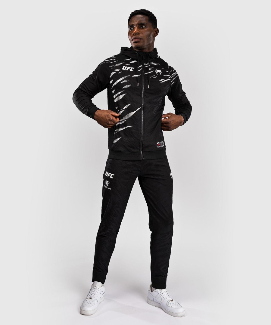 moletom com capuz ufc fusion by venum authentic fight night masculino walkout - preto