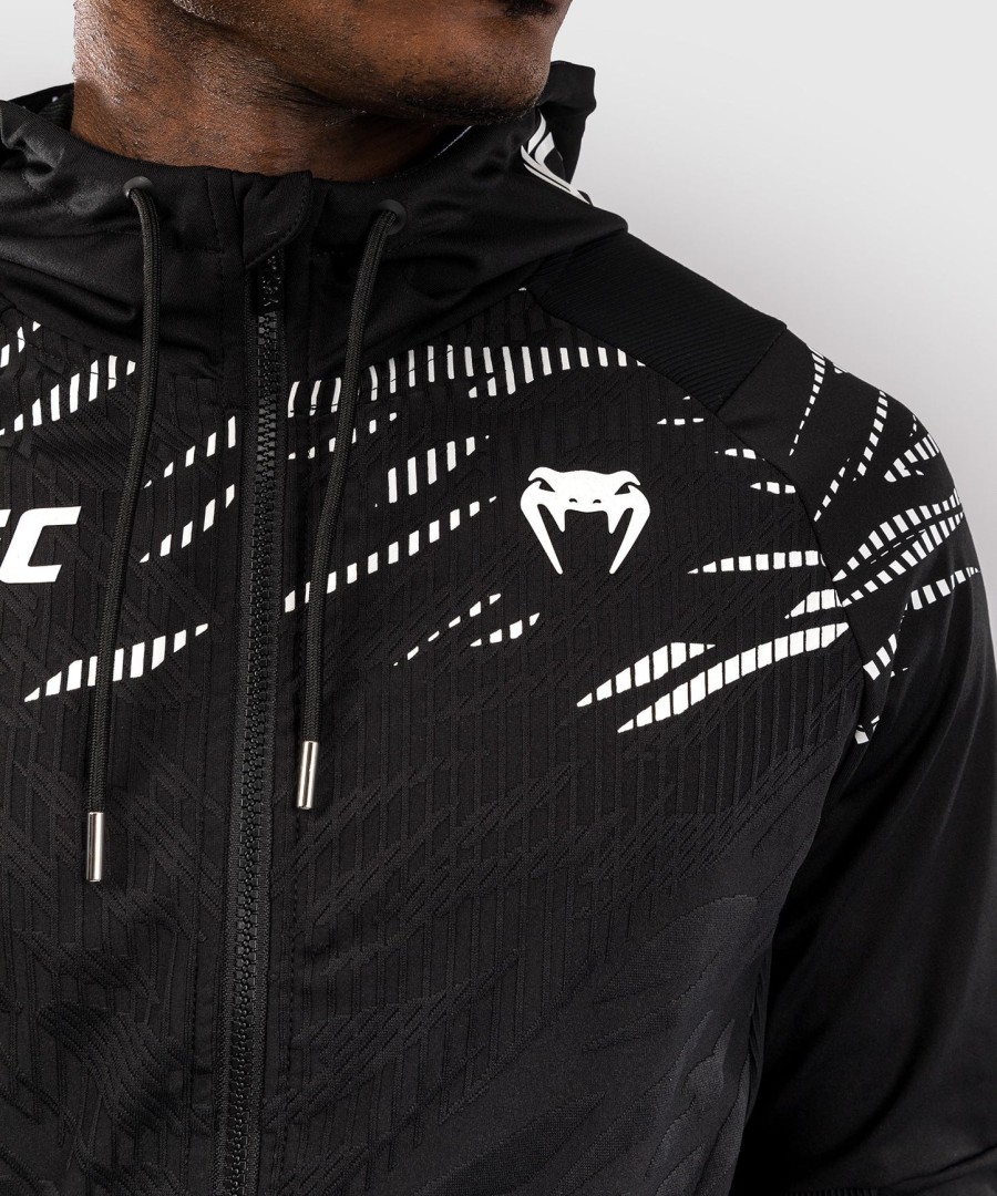 moletom com capuz ufc fusion by venum authentic fight night masculino walkout - preto
