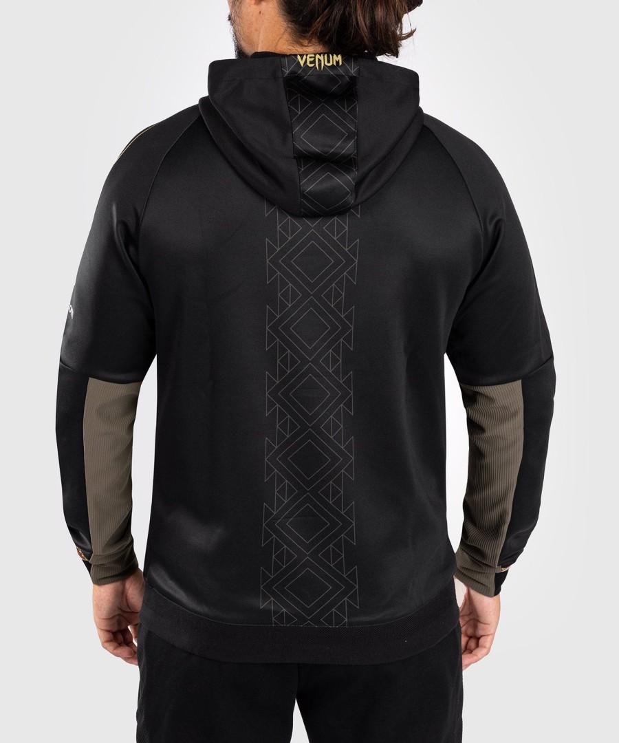 moletom com capuz noche ufc by venum authentic fight night masculino walkout - preto