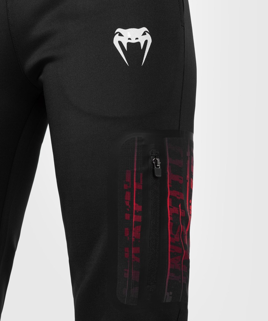 calça de corrida feminina ufc venum performance institute 2.0 - pretovermelho