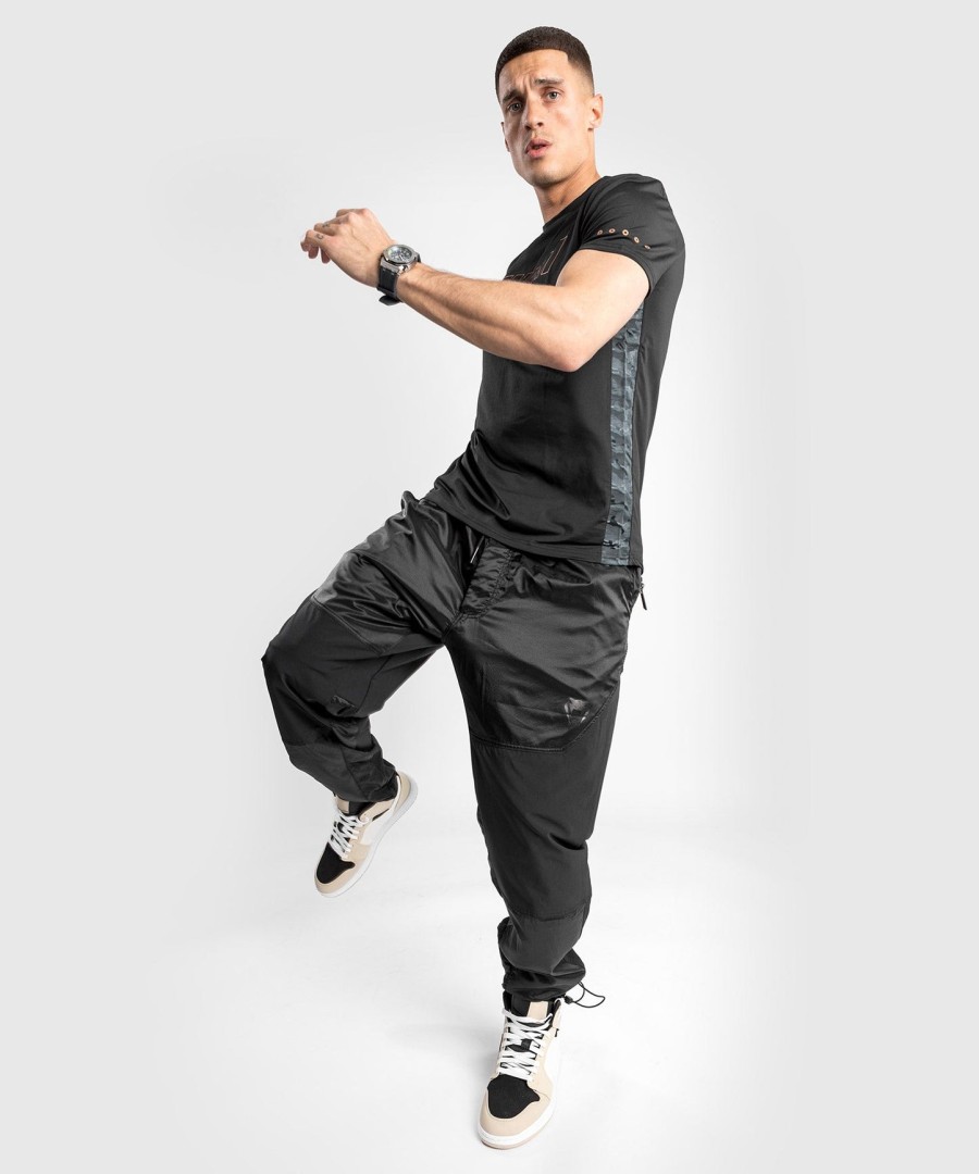 calça de corrida venum laser xt - tamanho grande - pretapreta