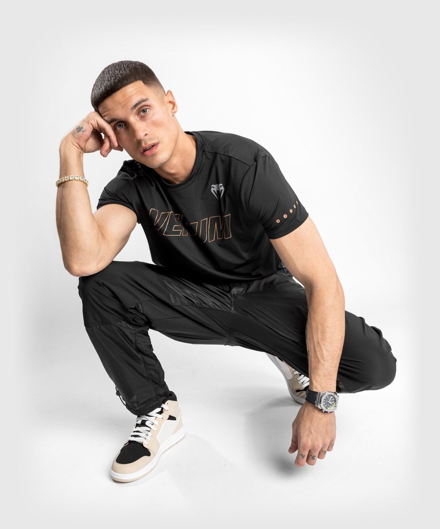 calça de corrida venum laser xt - tamanho grande - pretapreta