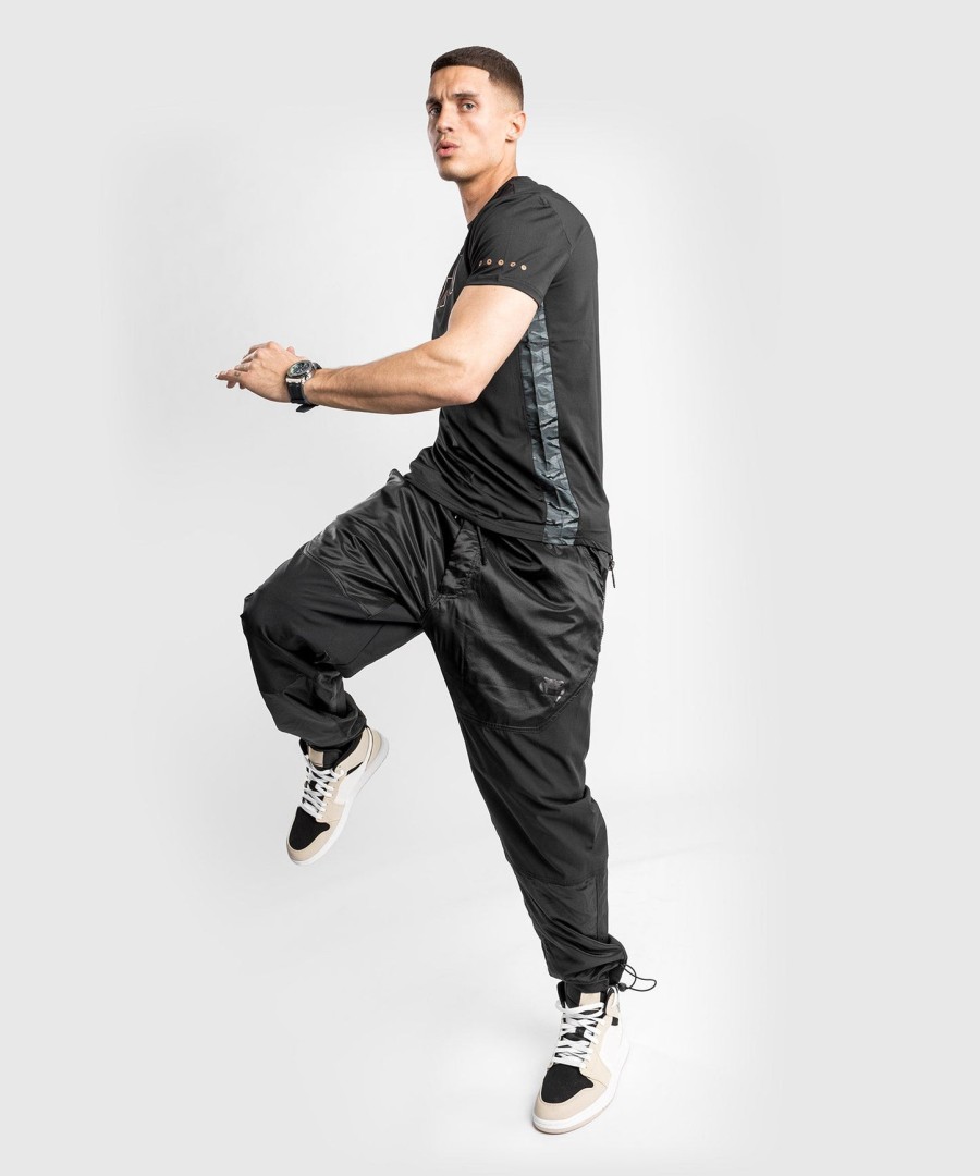 calça de corrida venum laser xt - tamanho grande - pretapreta