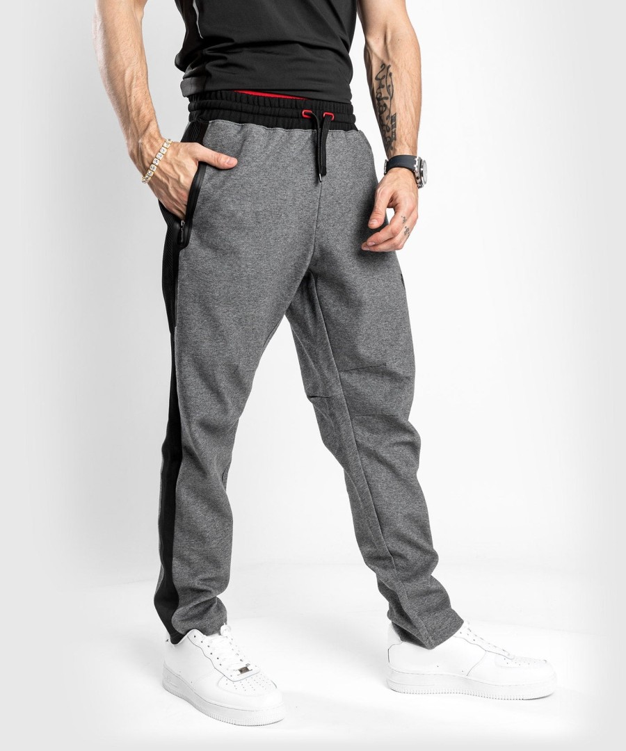 calça de corrida venum contender evo - cinza mesclado escuro