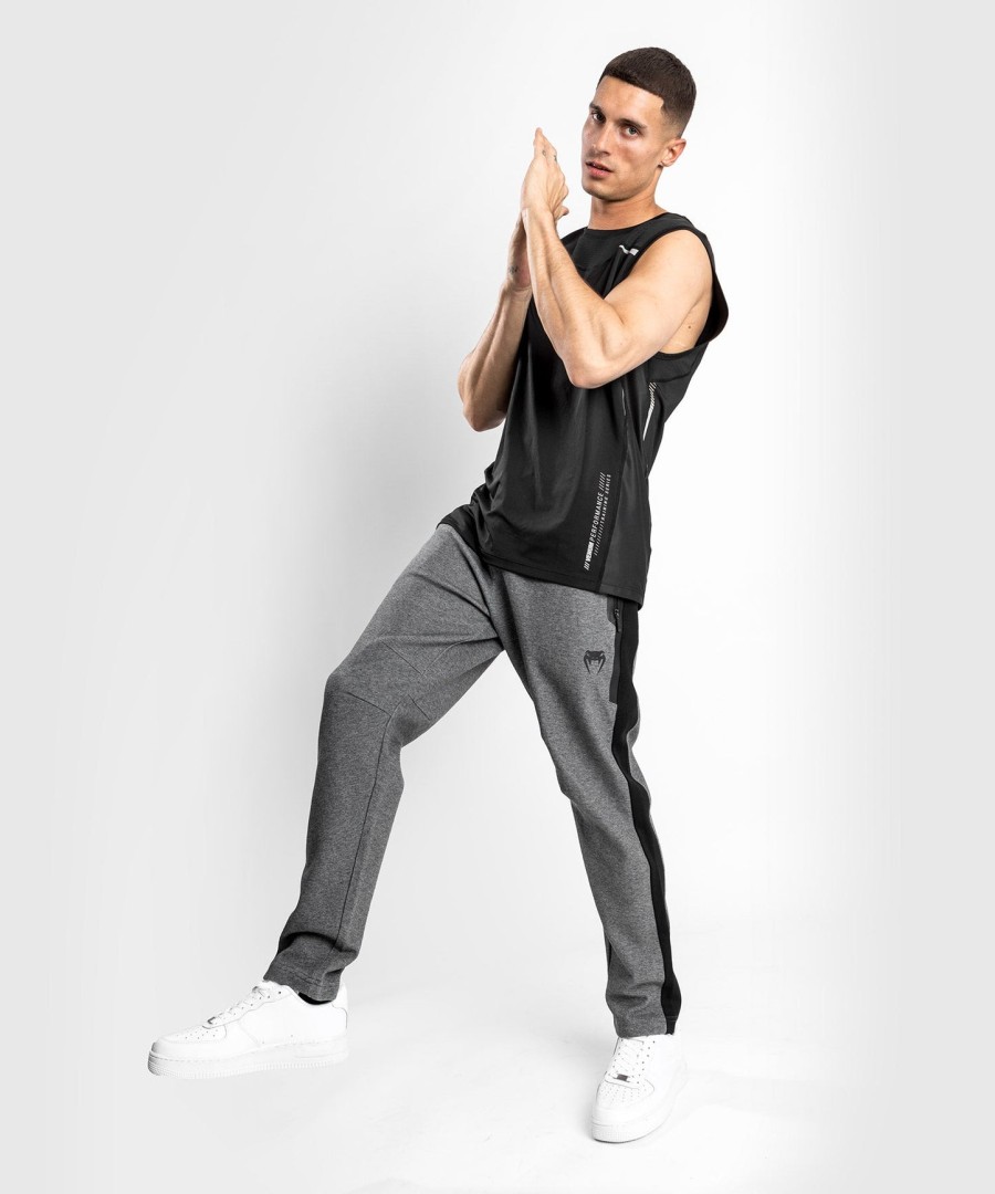 calça de corrida venum contender evo - cinza mesclado escuro